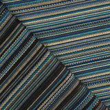 Blue Alpujarra-style Lurex Striped Brocade - Ribes y Casals