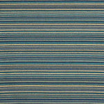 Blue Alpujarra-style Lurex Striped Brocade - Ribes y Casals