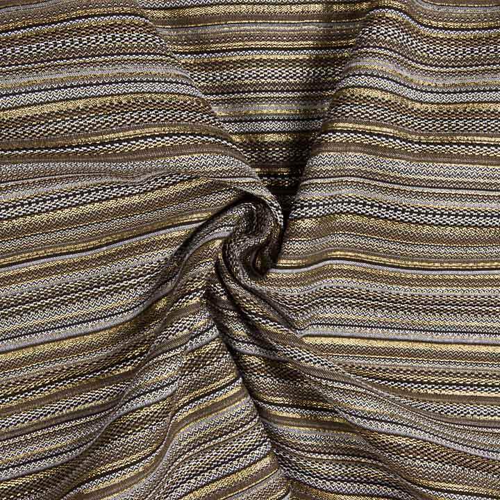 Beige Alpujarreña Stripe Lurex Brocade - Ribes y Casals