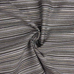 Lurex Brocade with Alpujarra Stripes in Silver - Ribes y Casals