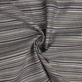 Lurex Brocade with Alpujarra Stripes in Silver - Ribes y Casals