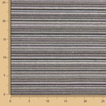 Lurex Brocade with Alpujarra Stripes in Silver - Ribes y Casals