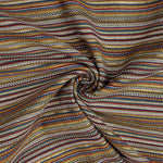 Multicoloured Alpujarra-style Lurex Stripe Brocade - Ribes y Casals