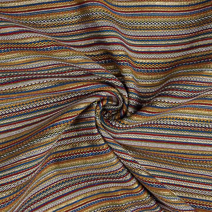 Multicoloured Alpujarra-style Lurex Stripe Brocade - Ribes y Casals