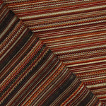 Red Alpujarra-style Lurex Stripe Brocade - Ribes y Casals