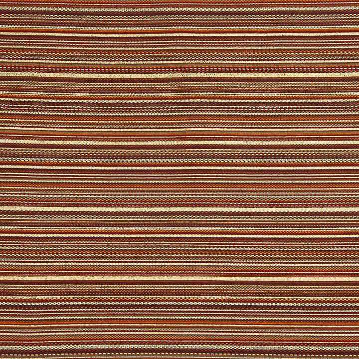 Red Alpujarra-style Lurex Stripe Brocade - Ribes y Casals
