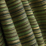 Green Alpujarra-style Lurex Stripe Brocade - Ribes y Casals