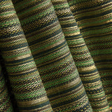 Green Alpujarra-style Lurex Stripe Brocade - Ribes y Casals