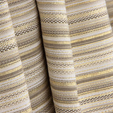 Lurex Brocade, Alpujarra Stripes, Gold and White - Ribes y Casals