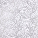 White Paisley ‘Bridal Garden’ Embroidered Lace - Ribes y Casals