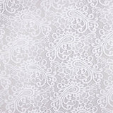 White Paisley ‘Bridal Garden’ Embroidered Lace - Ribes y Casals