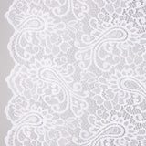 White Paisley ‘Bridal Garden’ Embroidered Lace - Ribes y Casals
