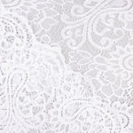 White Paisley ‘Bridal Garden’ Embroidered Lace - Ribes y Casals