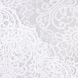 White Paisley ‘Bridal Garden’ Embroidered Lace - Ribes y Casals