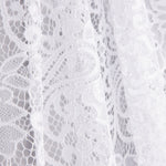 White Paisley ‘Bridal Garden’ Embroidered Lace - Ribes y Casals