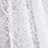 White Paisley ‘Bridal Garden’ Embroidered Lace - Ribes y Casals