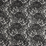 Black Paisley ‘Bridal Garden’ Embroidered Lace - Ribes y Casals