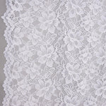 White Bridal Garden Embroidered Lace - Ribes y Casals
