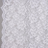 White Bridal Garden Embroidered Lace - Ribes y Casals