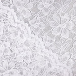 White Bridal Garden Embroidered Lace - Ribes y Casals