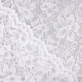 White Bridal Garden Embroidered Lace - Ribes y Casals
