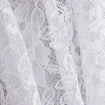 White Bridal Garden Embroidered Lace - Ribes y Casals