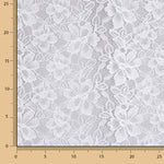 White Bridal Garden Embroidered Lace - Ribes y Casals