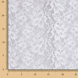 White Bridal Garden Embroidered Lace - Ribes y Casals