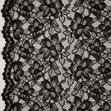 Black Embroidered Bridal Garden Lace - Ribes y Casals