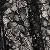 Black Embroidered Bridal Garden Lace - Ribes y Casals