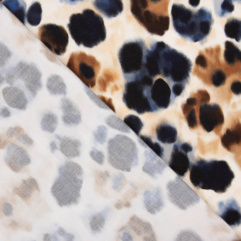 Urban Safari Animal Print Viscose Satin - Ribes y Casals