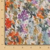 Wildflower Digital Print Viscose Satin - Ribes y Casals