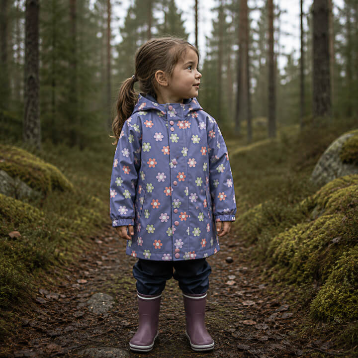 Waterproof Floral Print Knit - Ribes y Casals