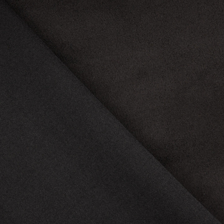 Black Scuba Knit Suede Velour - Ribes y Casals