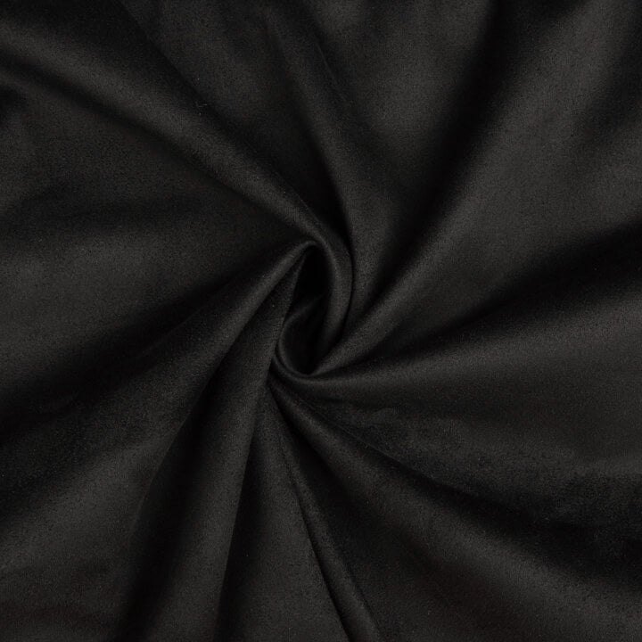 Black Scuba Knit Suede Velour - Ribes y Casals