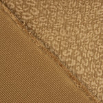 Caramel Brown Leopard Print Corduroy - Ribes y Casals