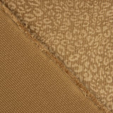 Caramel Brown Leopard Print Corduroy - Ribes y Casals