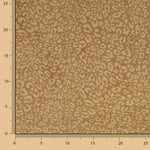 Caramel Brown Leopard Print Corduroy - Ribes y Casals
