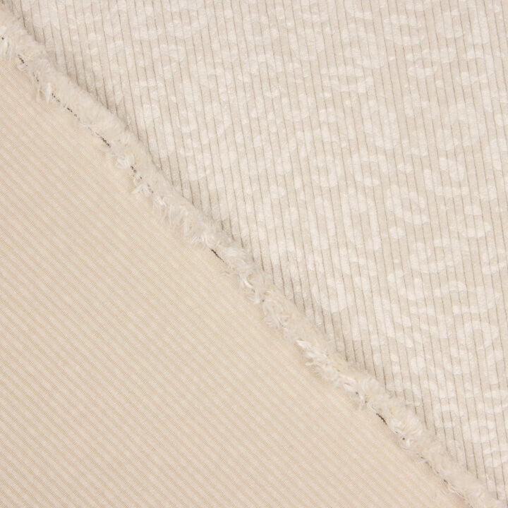Unbleached Leopard Print Corduroy - Ribes y Casals