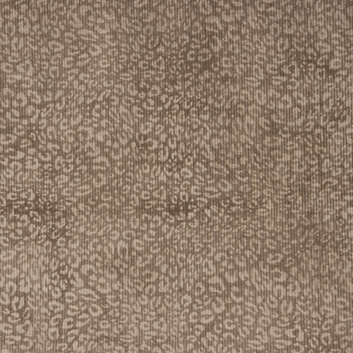 Cocoa Brown Leopard Print Corduroy - Ribes y Casals