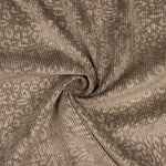 Cocoa Brown Leopard Print Corduroy - Ribes y Casals