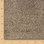Cocoa Brown Leopard Print Corduroy - Ribes y Casals