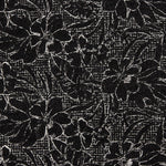 Noctis Black Floral Embroidered Bouclé - Ribes y Casals