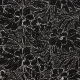 Noctis Black Floral Embroidered Bouclé - Ribes y Casals