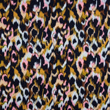 Pink Animal Print Satin Viscose Fabric - Ribes y Casals