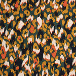 Abstract Animal Print Crepe – Petrole - Ribes y Casals
