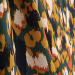 Abstract Animal Print Crepe – Petrole - Ribes y Casals