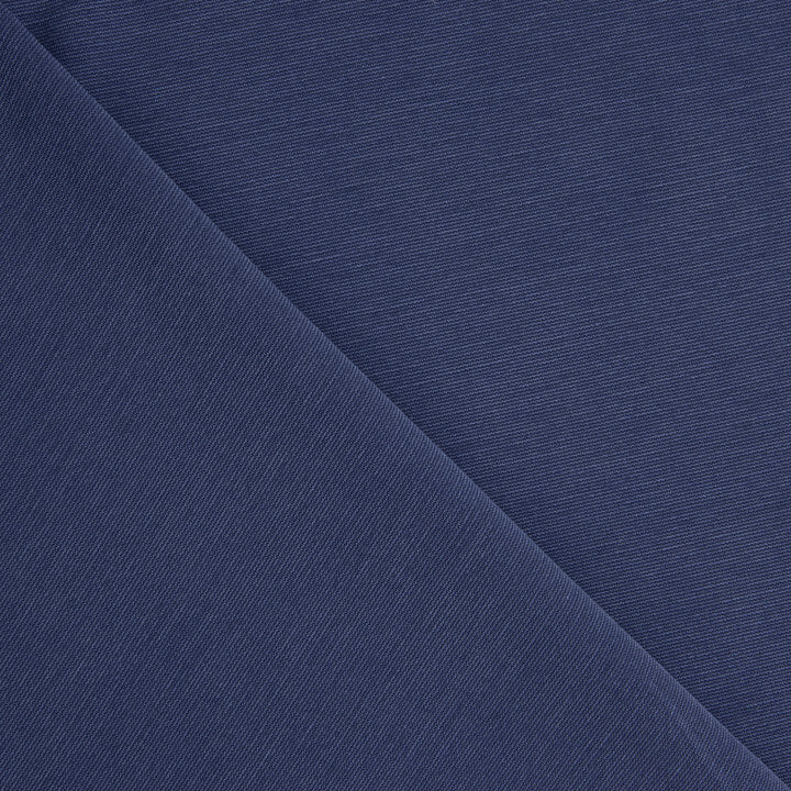 Stone-washed denim blue viscose jersey - Ribes y Casals