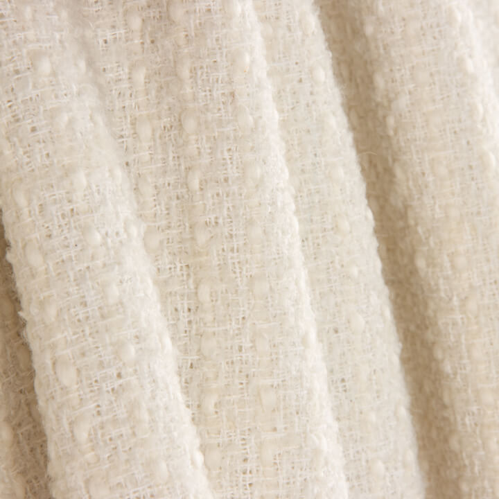 Alba White Unbleached Wool Tweed - Ribes y Casals