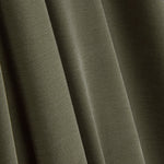 Stone-washed khaki green viscose plain knit - Ribes y Casals